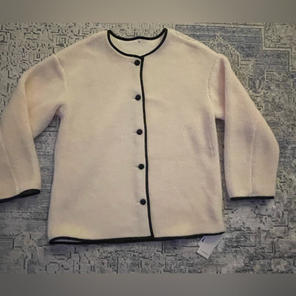 White Sherpa jacket